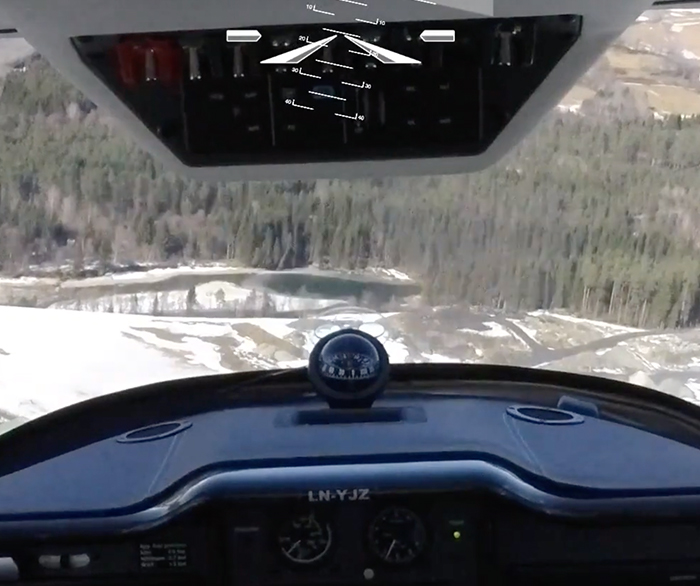 Landing in turbulent conditions